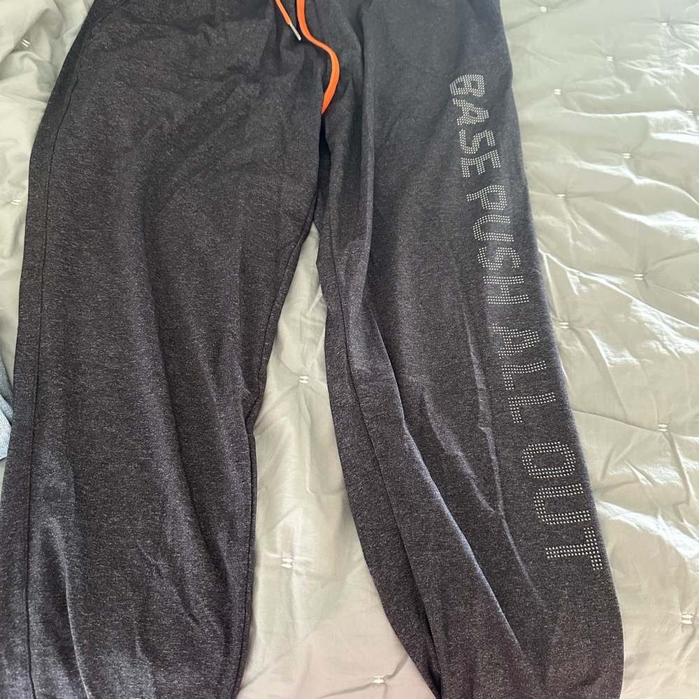 USED Women Orange Theory Joggers